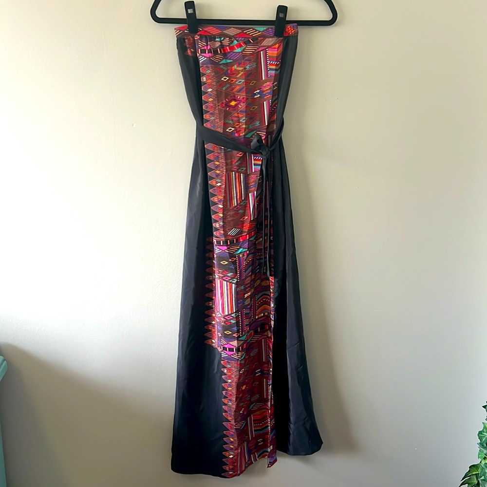 [Never Worn] Aztec Print Maxi Dress with Tie Waist. Size S